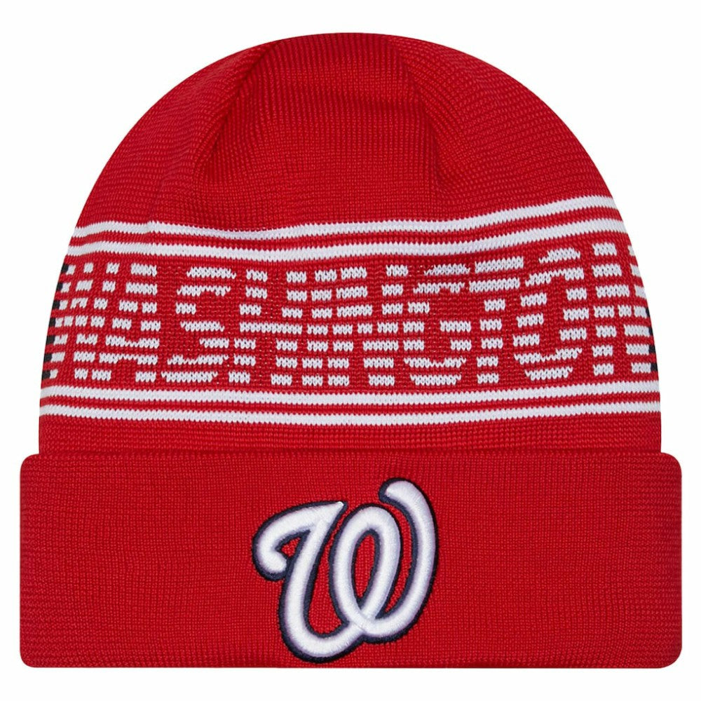 Washington Nationals Authentic Collection Cuffed Knit Hat Red