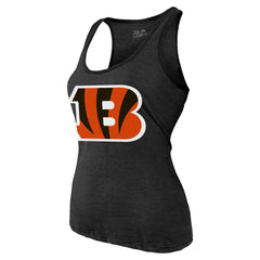 Joe Burrow Cincinnati Bengals Majestic Threads Women's Name & Number Tri-Blend Tank Top - Black on sale