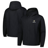 New Orleans Saints Dunbrooke Tropic Waterproof Packable Full-Zip Hoodie Jacket - Black for sale