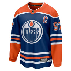 Connor McDavid Edmonton Oilers Fanatics Home Breakaway Jersey - Royal Jerseys