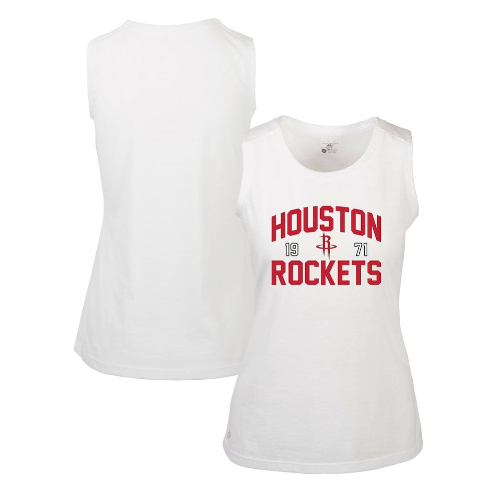 Houston Rockets Levelwear Women's Macy Tank Top - White sale