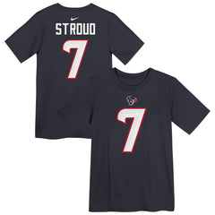 C.J. Stroud Houston Texans Preschool Player Name & Number T-Shirt - Navy cheap