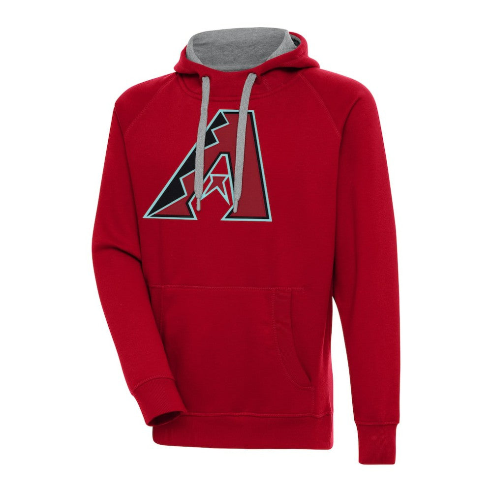Arizona Diamondbacks Antigua Victory Pullover Hoodie Red