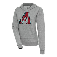 Arizona Diamondbacks Antigua Women's Victory Pullover Hoodie Heather Gray