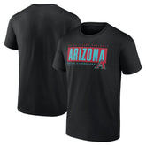 Arizona Diamondbacks Blocked Out T-Shirt Black