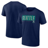 Seattle Mariners Blocked Out T-Shirt Navy