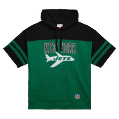 New York Jets Off Field Vintage Logo Short Sleeve Pullover Hoodie - Kelly Green sale