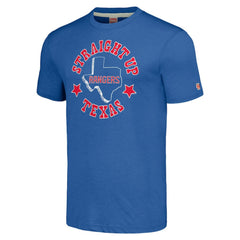 Texas Rangers Homage Hyper Local Tri-Blend T-Shirt Royal