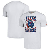 Texas Rangers Homage Grateful Dead Tri-Blend T-Shirt Ash