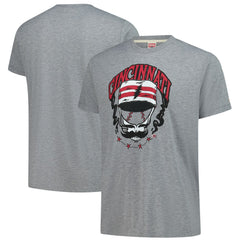 Cincinnati Reds Homage Grateful Dead Tri-Blend T-Shirt Gray