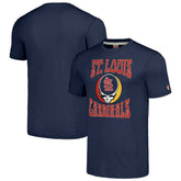 St. Louis Cardinals Homage Grateful Dead Tri-Blend T-Shirt Navy