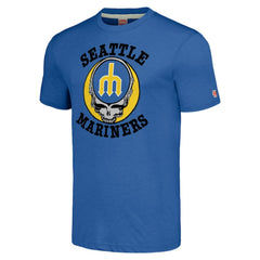 Seattle Mariners Homage Grateful Dead Tri-Blend T-Shirt Royal
