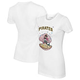 Pittsburgh Pirates Tiny Turnip Women's Mermaid T-Shirt White