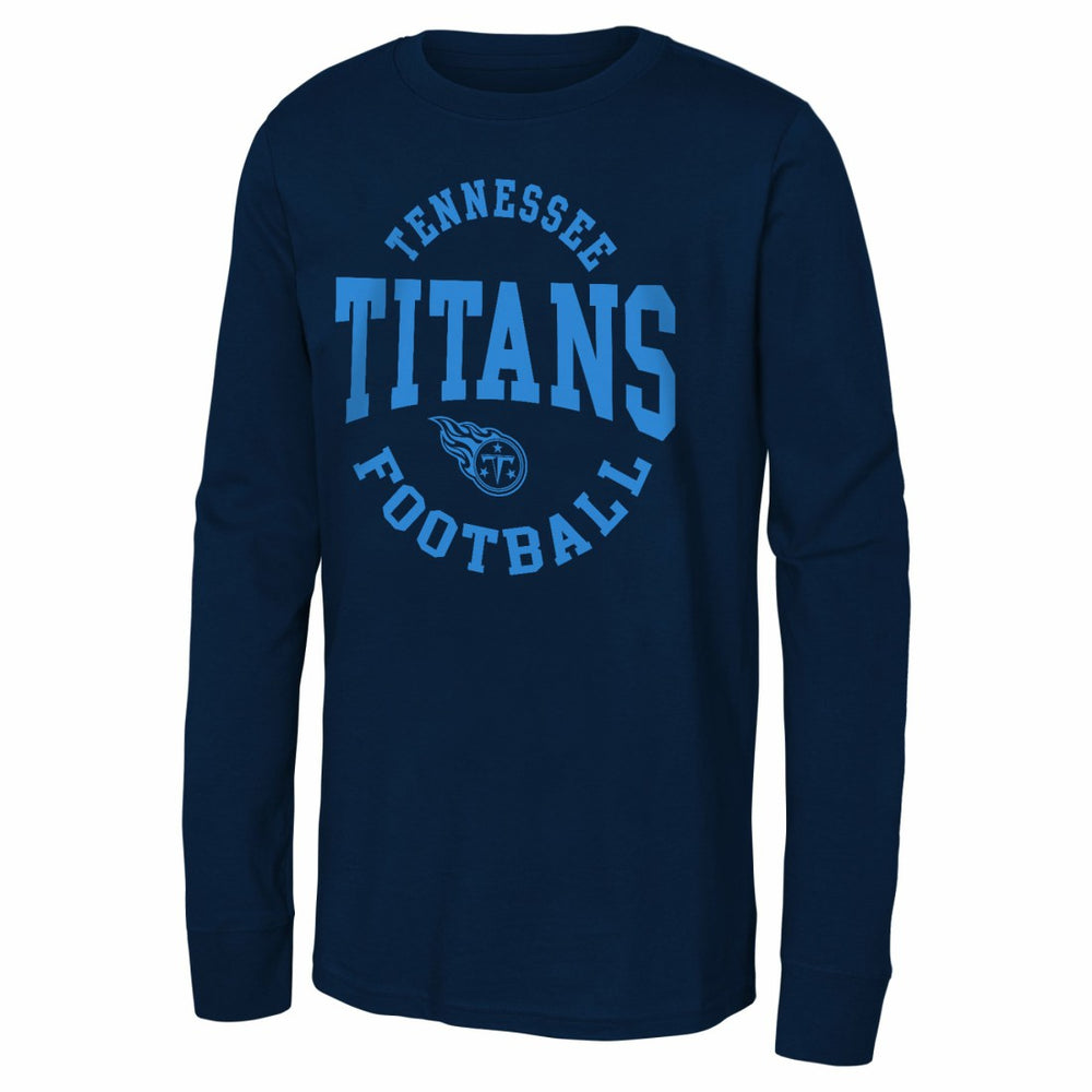 Tennessee Titans Youth Around The Block Long Sleeve T-Shirt - Navy for sale