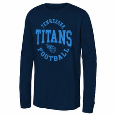 Tennessee Titans Youth Around The Block Long Sleeve T-Shirt - Navy for sale