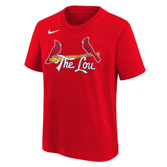 Nolan Arenado St. Louis Cardinals Youth 2024 City Connect Name & Number T-Shirt Red
