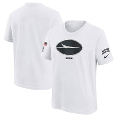 New York Jets Youth 2024 Salute To Service T-Shirt - White for sale