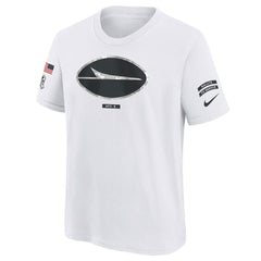 New York Jets Youth 2024 Salute To Service T-Shirt - White for sale