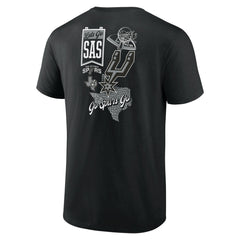 San Antonio Spurs Split Zone T-Shirt - Black for sale