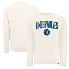 Minnesota Timberwolves Sportiqe Unisex Harmon Super Soft Tri-Blend Raglan Pullover Sweatshirt - Cream discount