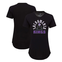 Sacramento Kings Sportiqe Women's Phoebe Super Soft Tri-Blend T-Shirt - Black on sale