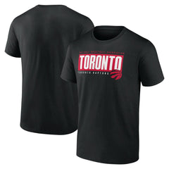 Toronto Raptors Blocked Out T-Shirt - Black outlet