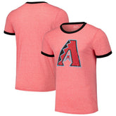 Arizona Diamondbacks Majestic Threads Ringer Tri-Blend T-Shirt Red