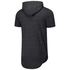 Tampa Bay Rays Majestic Threads Tri-Blend Hoodie T-Shirt Black