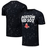 Boston Red Sox Majestic Threads Splatter T-Shirt Black/White
