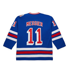 Mark Messier New York Rangers Mitchell & Ness Big & Tall 1993/94 Blue Line 2.0 Jersey - Blue Jerseys