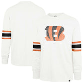 Cincinnati Bengals '47 Gridiron Premier Brex Long Sleeve T-Shirt - White on sale