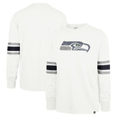 Seattle Seahawks '47 Gridiron Premier Brex Long Sleeve T-Shirt - White discount
