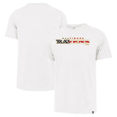 Baltimore Ravens '47 Flag Script Franklin T-Shirt - White discount