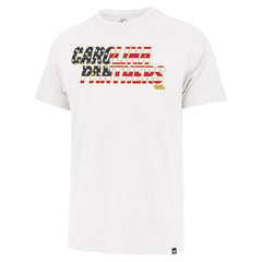 Carolina Panthers '47 Flag Script Franklin T-Shirt - White sale