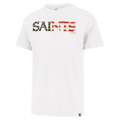 New Orleans Saints '47 Flag Script Franklin T-Shirt - White cheap