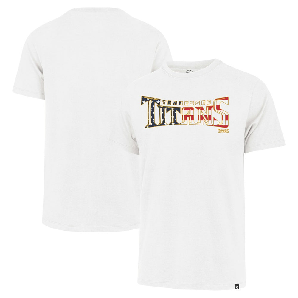 Tennessee Titans '47 Flag Script Franklin T-Shirt - White online