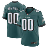 Philadelphia Eagles Custom Game Jersey - Midnight Green sale