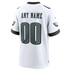 Philadelphia Eagles Custom Game Jersey - White on sale