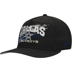 Dallas Cowboys New Era Throwback Brush Golfer Snapback Hat - Black discount