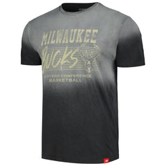Milwaukee Bucks Sportiqe Unisex Bingham Sun-Fade T-Shirt - Black online