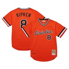Cal Ripken Jr. Baltimore Orioles 2001 Cooperstown Collection Authentic Throwback Jersey Orange