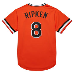 Cal Ripken Jr. Baltimore Orioles 2001 Cooperstown Collection Authentic Throwback Jersey Orange
