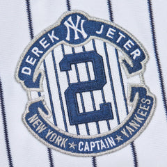 Derek Jeter New York Yankees 2014 Cooperstown Collection Authentic Throwback Jersey White