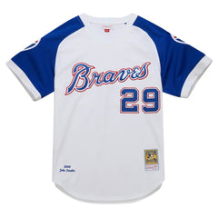 John Smoltz Atlanta Braves 2004 Cooperstown Collection Authentic Throwback Jersey White