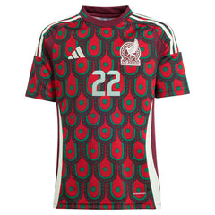 Hirving Lozano Mexico National Team Youth 2024 Home Replica Player Jersey - Green outlet