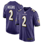 Nate Wiggins Baltimore Ravens Player Game Jersey - Purple online