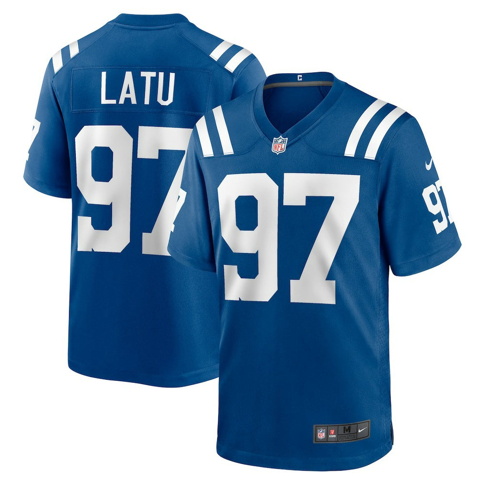 Laiatu Latu Indianapolis Colts Player Game Jersey - Royal for sale