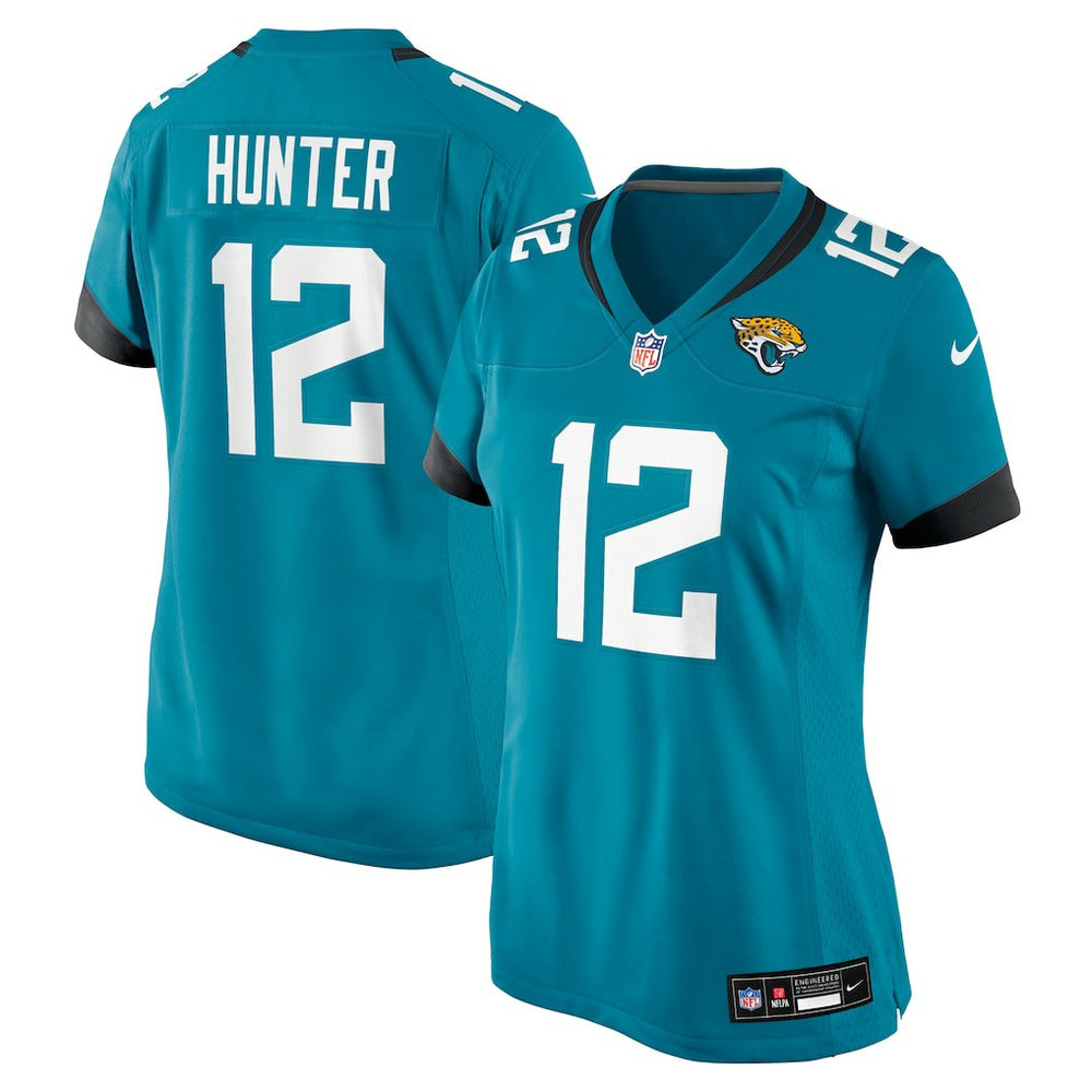 Travis Hunter Jacksonville Jaguars Women's 2025 NFL Draft First Round Pick Team Game Player Jersey - Teal outlet