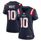 Drake Maye New England Patriots Women's Player Game Jersey - Navy on sale