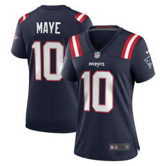 Drake Maye New England Patriots Women's Player Game Jersey - Navy on sale